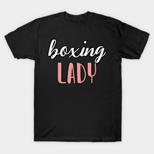 boxing lady - boxing girl T-Shirt